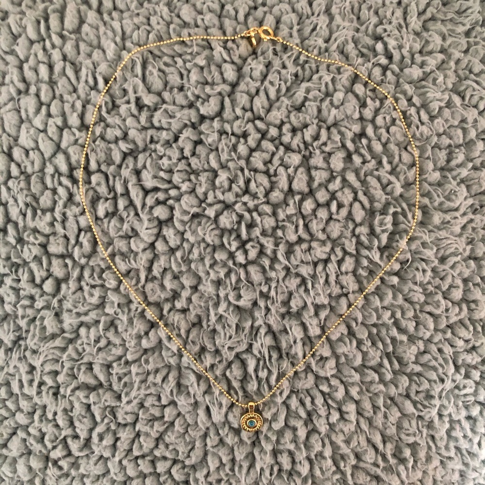 Gorjana turquoise pendant necklace